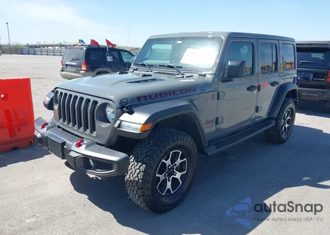 2021 Jeep Wrangler Unlimited Rubicon 4X4 z USA, uszkodzony, nr VIN 1C4HJXFG1MW604608